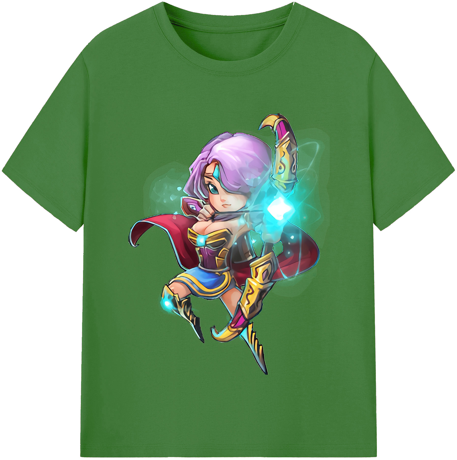 （画像用） リーグ・オブ・レジェンド League of Legends LOL レディースカジュアルプリントTシャツ（綿100％）